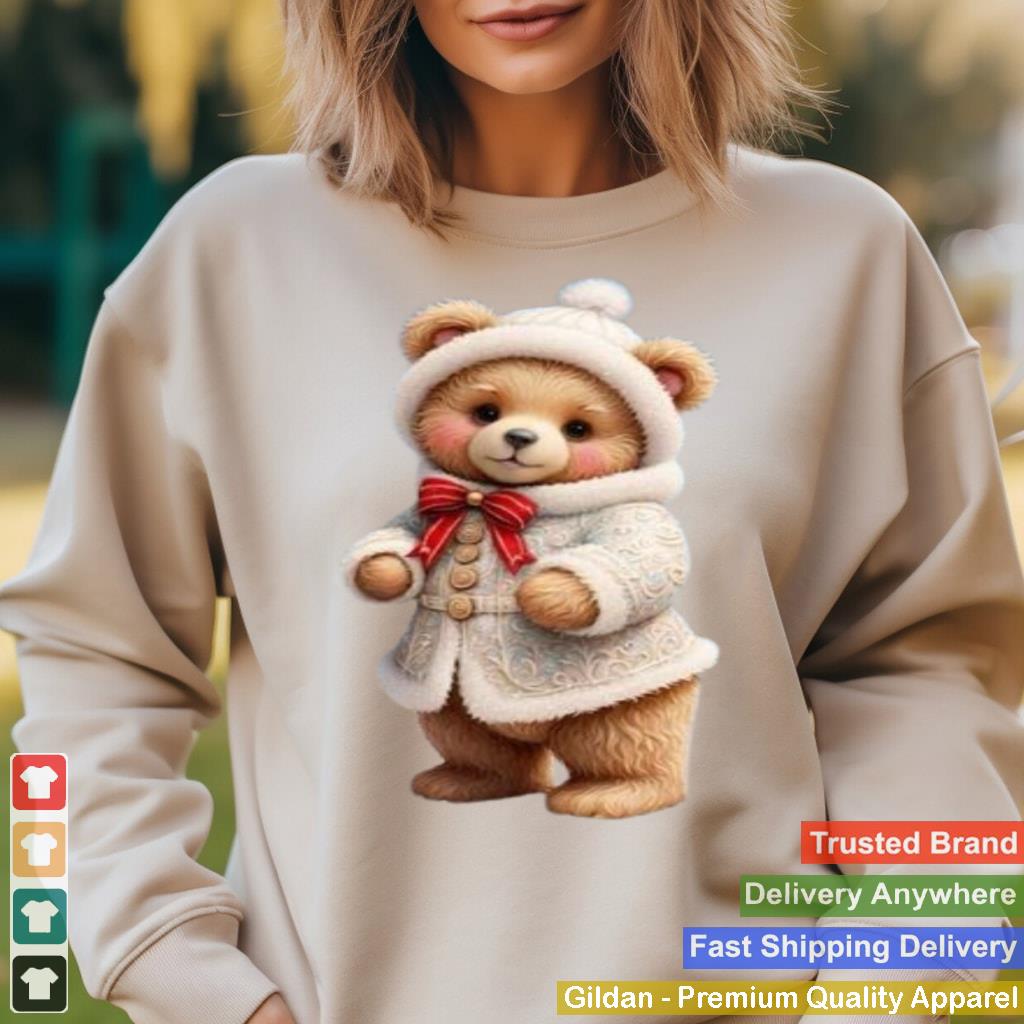 Cute Teddy Bear Funny Unisex Design Men Women kids tee