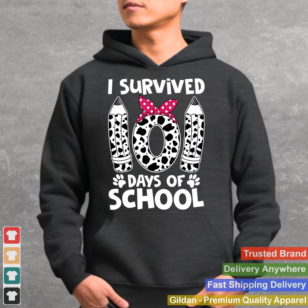 I Survived 101 Days Of School Funny Student Teacher Kids