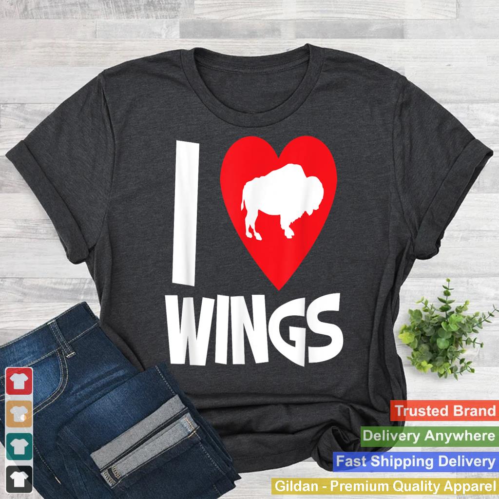 I LOVE WINGS - Buffalo NY New York hot chicken sauce heart