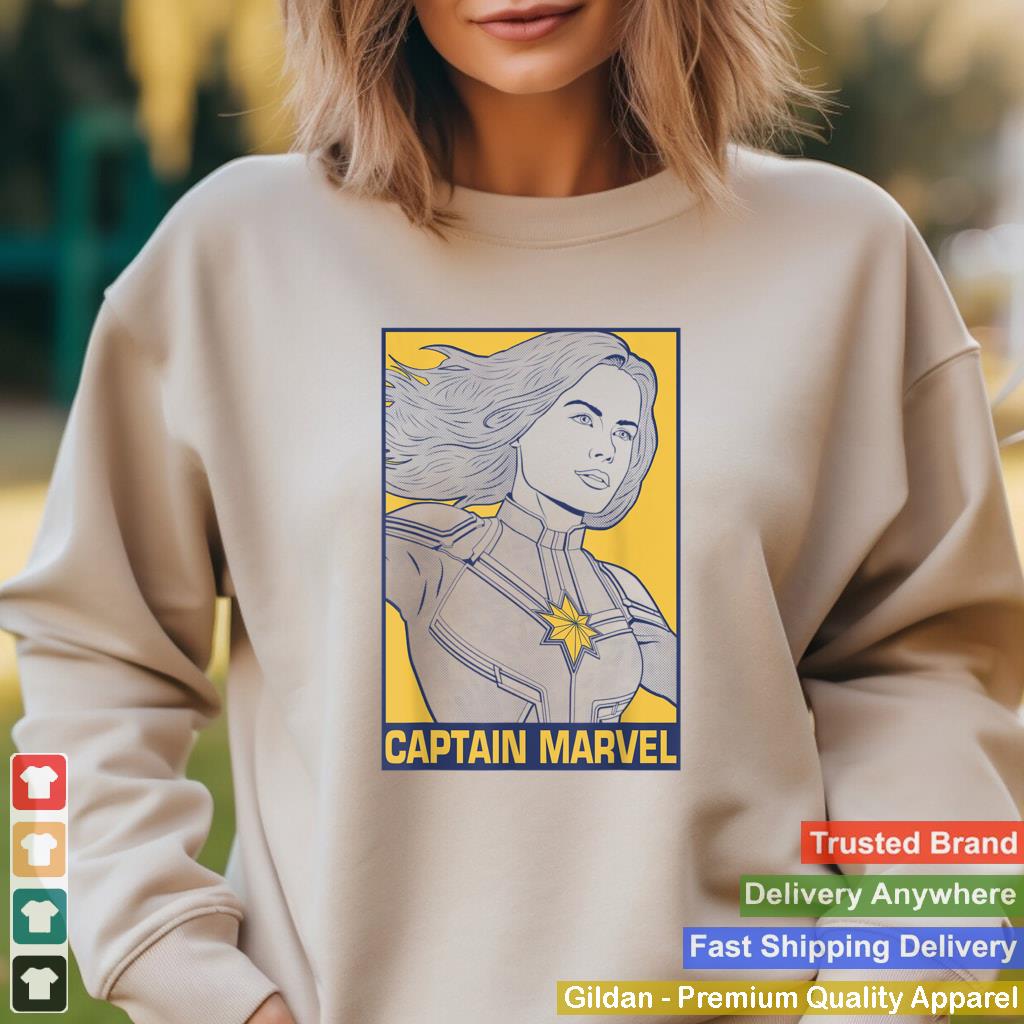 Avengers Endgame Captain Marvel Pop Art Graphic T Shirt