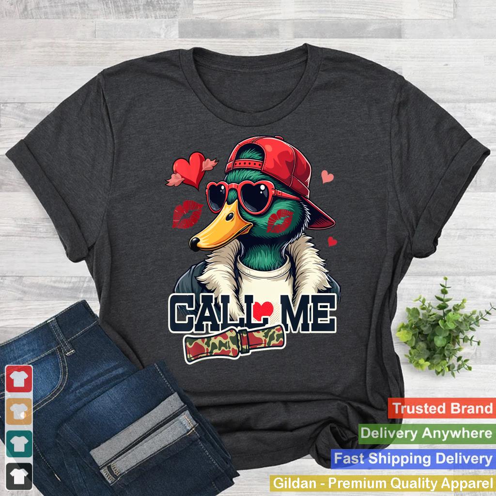 Vintage Call Me Duck Hunting Valentine Day