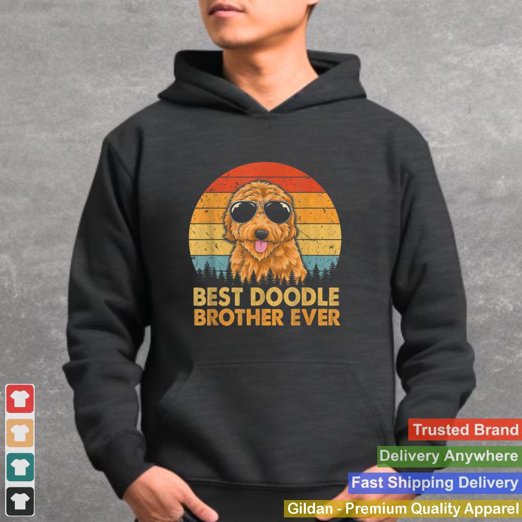 Best Doodle Brother Ever Goldendoodle Dog Lovers Boys Kids T Shirt B09W8QSMTL