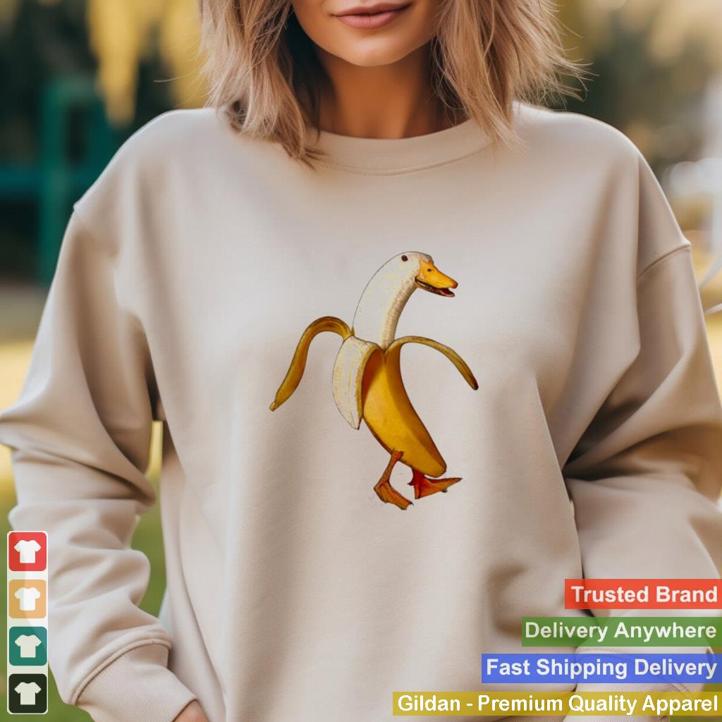 Banana-Duck-Walking-Ducking-shirt