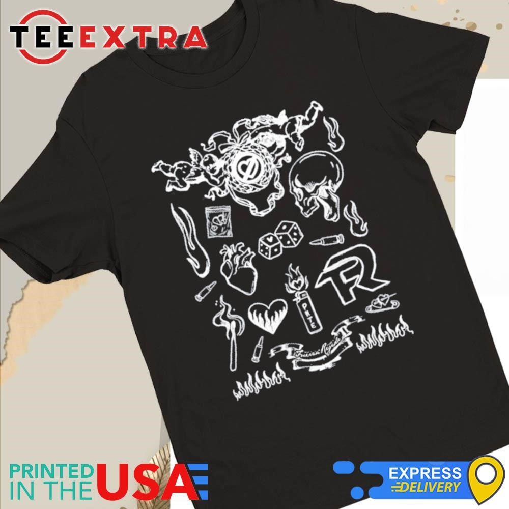 Official Fuerza Regida Love Sketch New Shirt