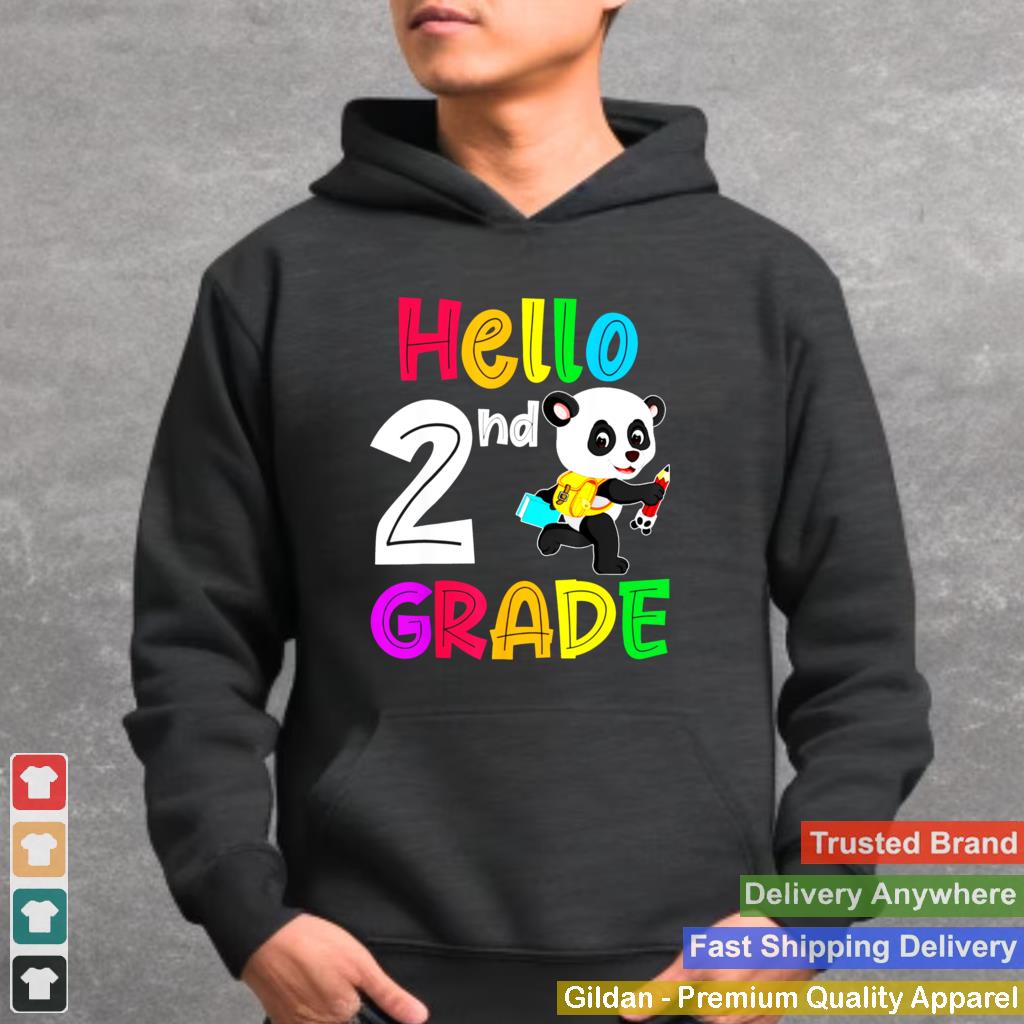 Back to School Hello 2nd Grade Teacher Student Cute shirt