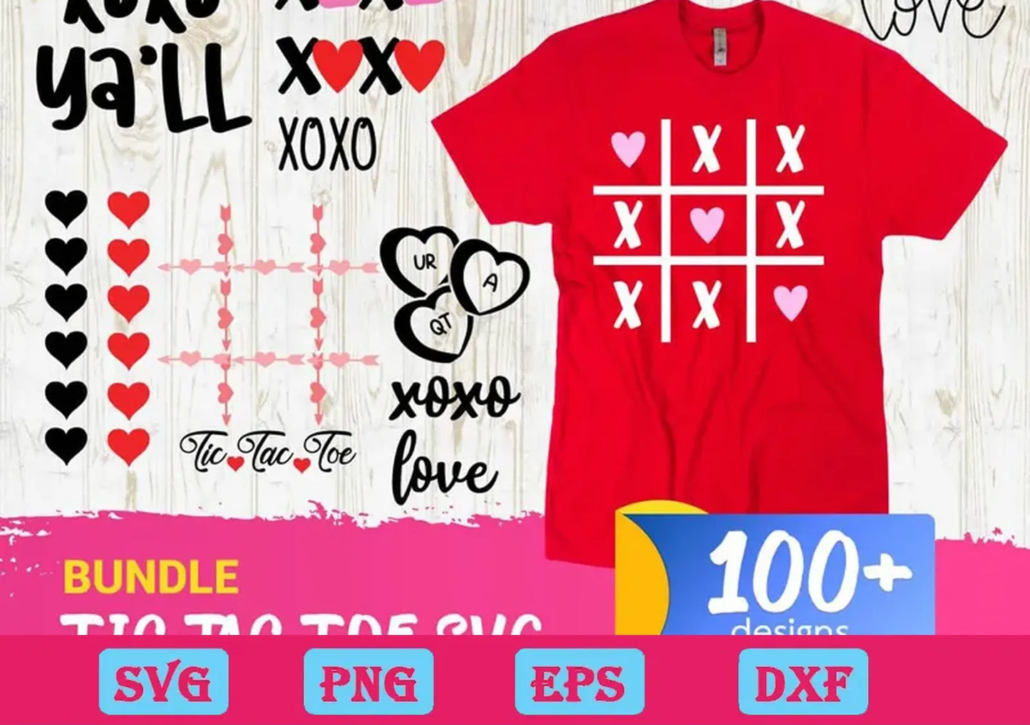 100+ Tic Tac Toe Bundle