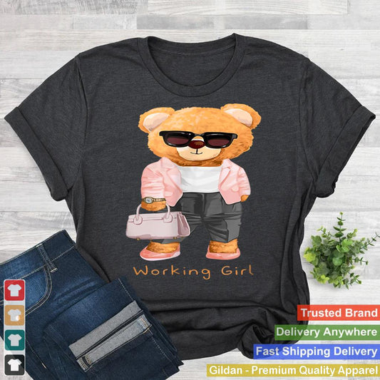 Men's Women's Kids Teddy Bear Graphic Cool Designs Funny_1