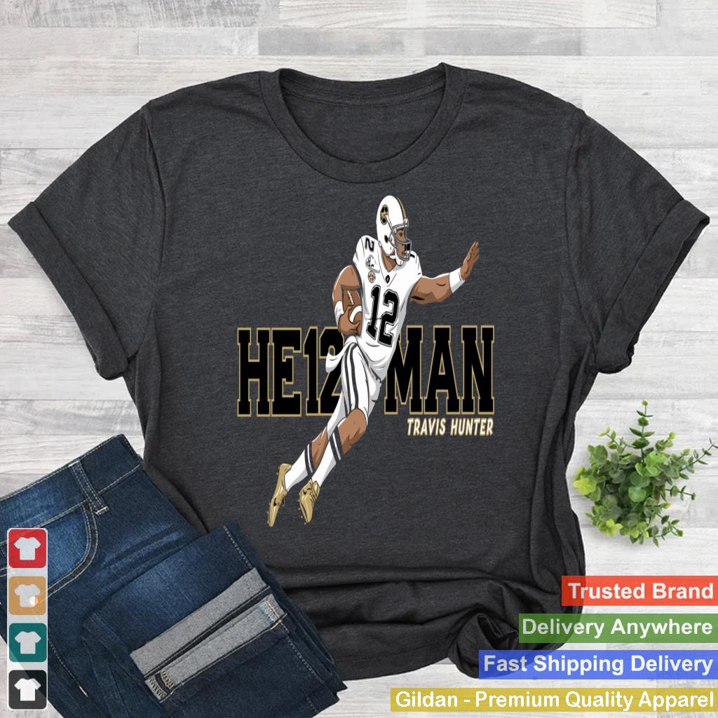 He 12 Man Travis-Hunter Ball Fan Sports Lover Funny Design