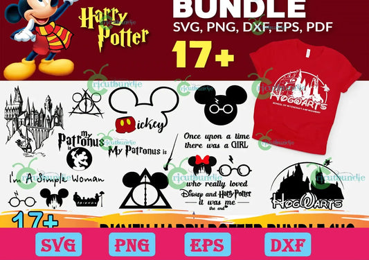 17+ Disney Harry Potter Bundle Svg