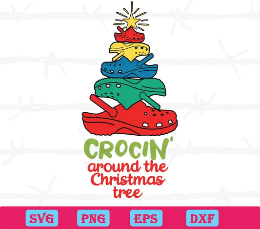 Crocin Around The Christmas Tree, Svg Designs