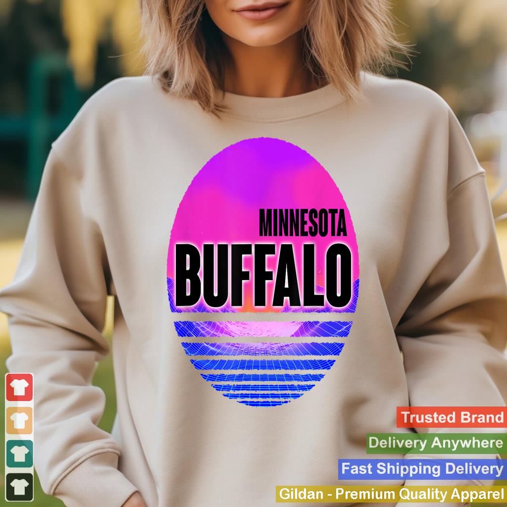 Vintage Buffalo Vaporwave Minnesota