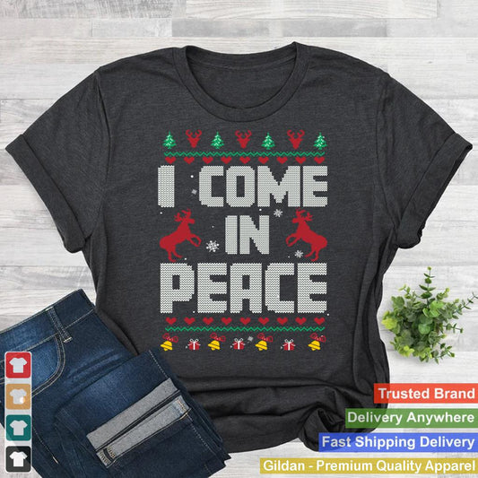 I Come In Peace - I'm Peace Xmas Matching Couples Christmas_1