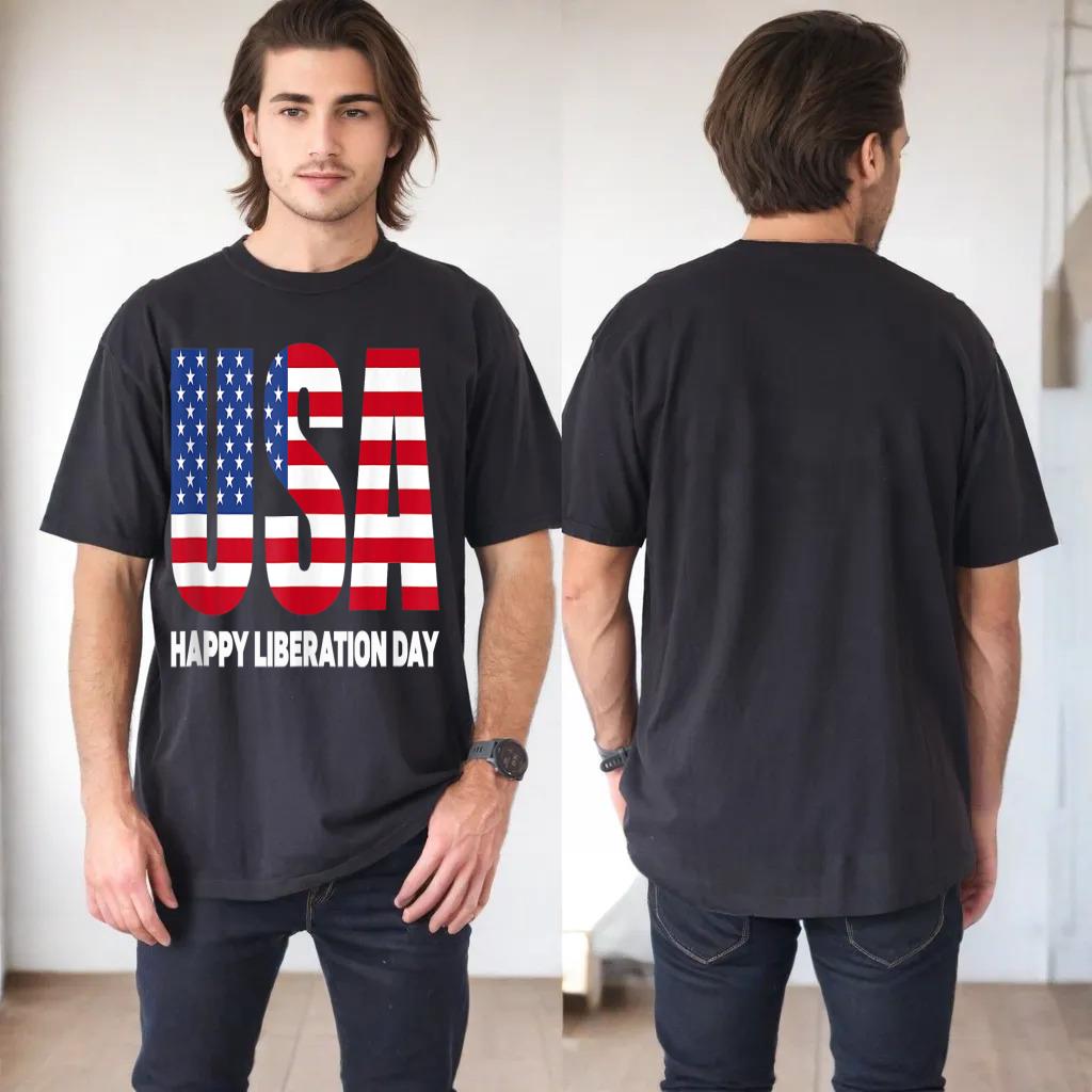 Trump 2025 Is Liberation Day Happy Liberation Day America Tank Top_1