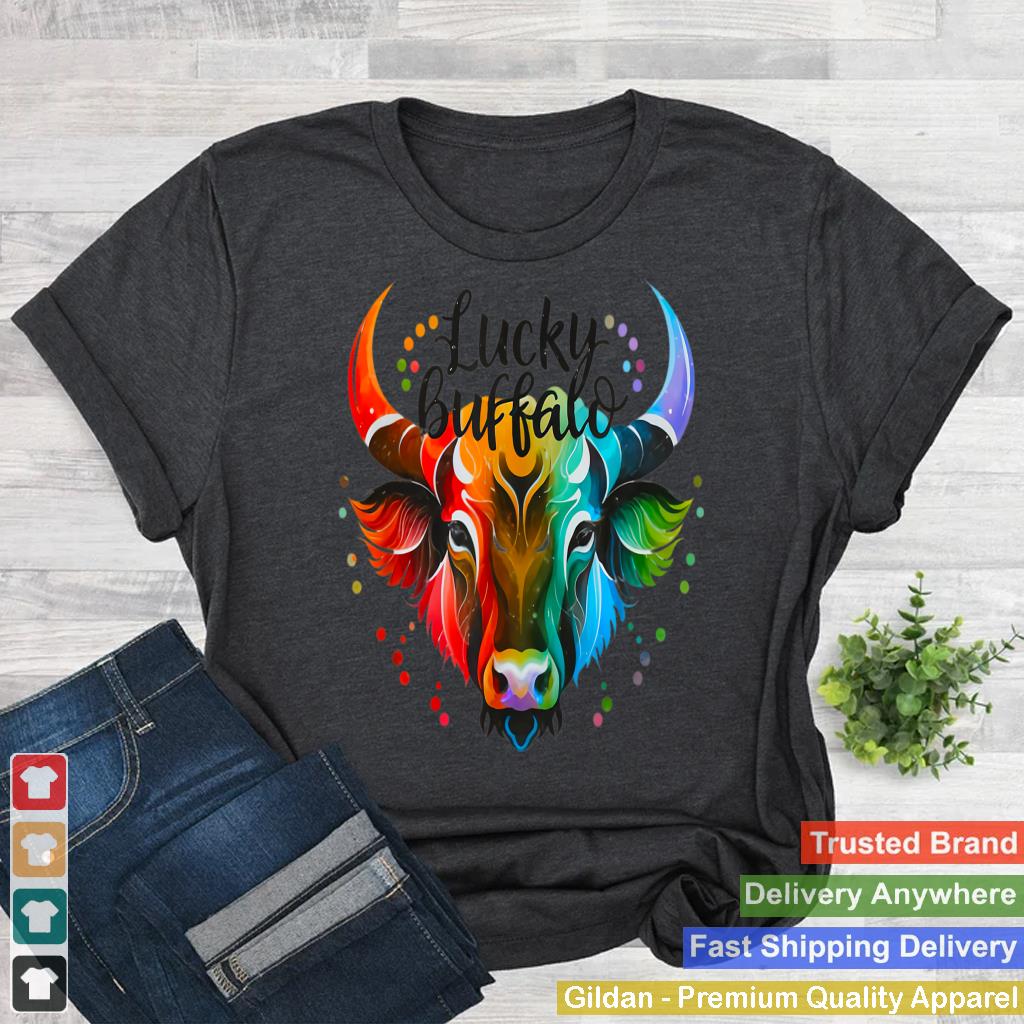 Colorful Lucky Buffalo for Buffalo Lovers