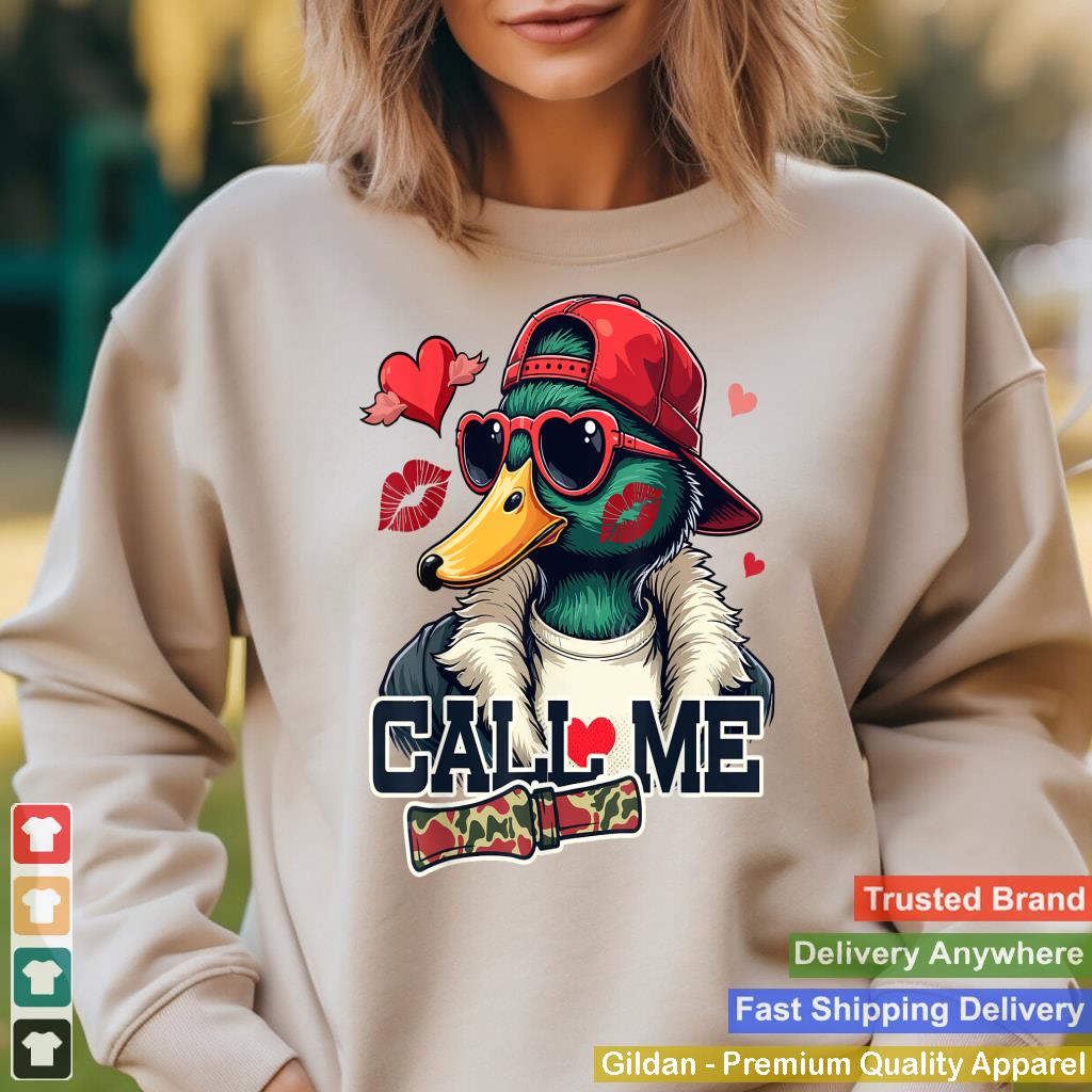 Vintage Call Me Duck Hunting Valentine Day