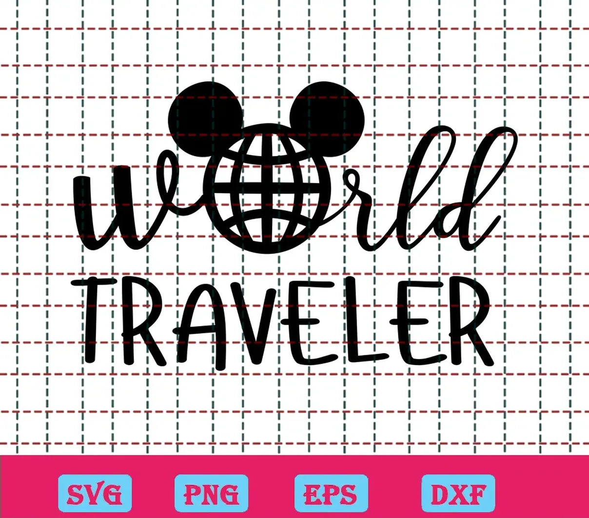 World Traveler Svg Free