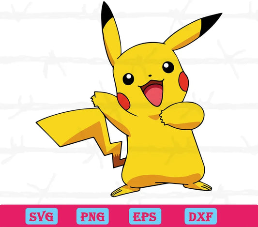 Pikachu Pokemon Svg