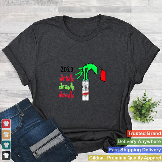 2020 Drink Drank Drunk Christmas shirt