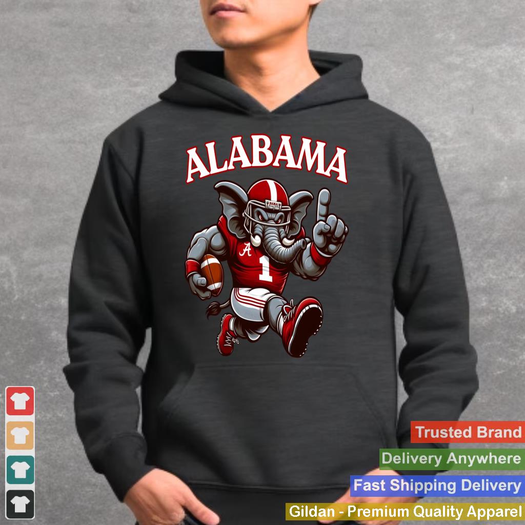 Alabama AL Vintage Sports Funny Love Elephant Animal Men Kid