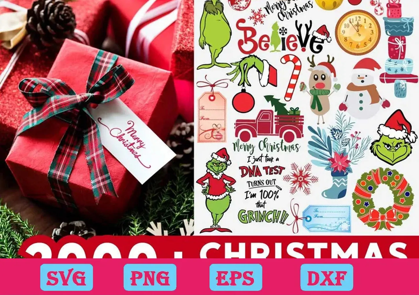 2000+ Mega Christmas Bundle Svg