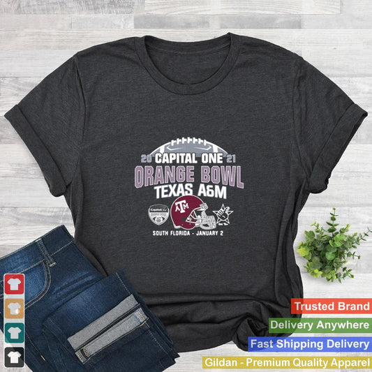 2021 capital one orange bowl Texas am South Florida january 2 shirt