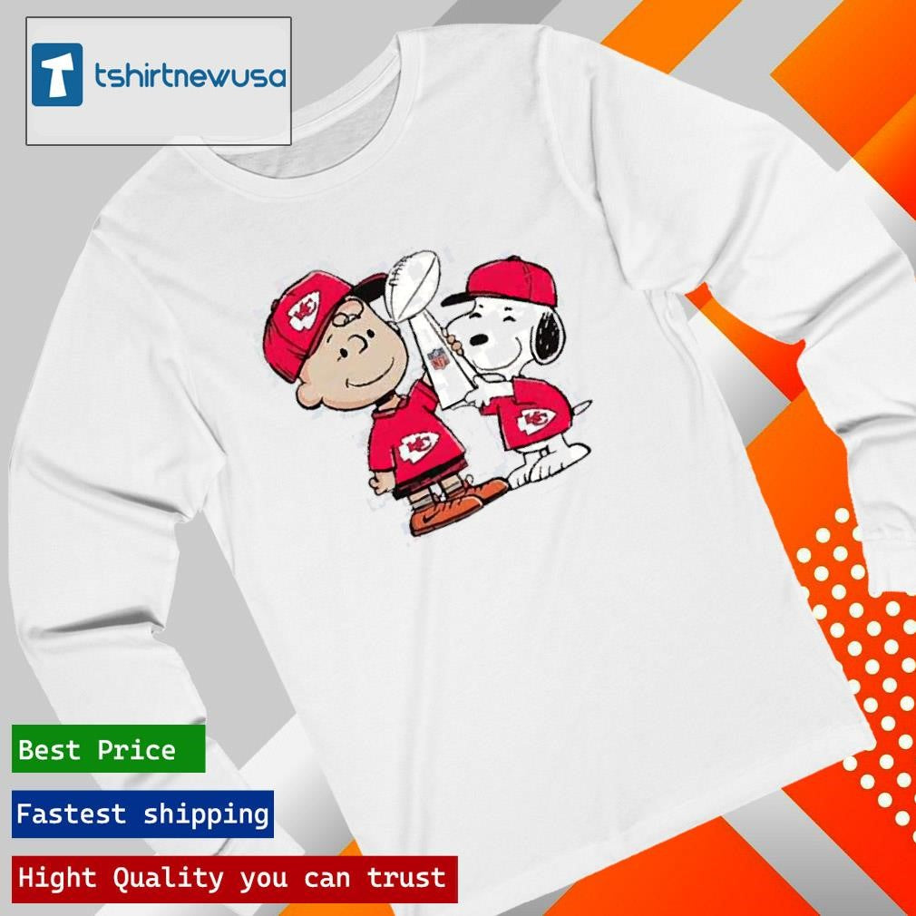 Premium Kansas City Chiefs Champions Trophy Snoopy And Charlie Brown 2025 Shirts