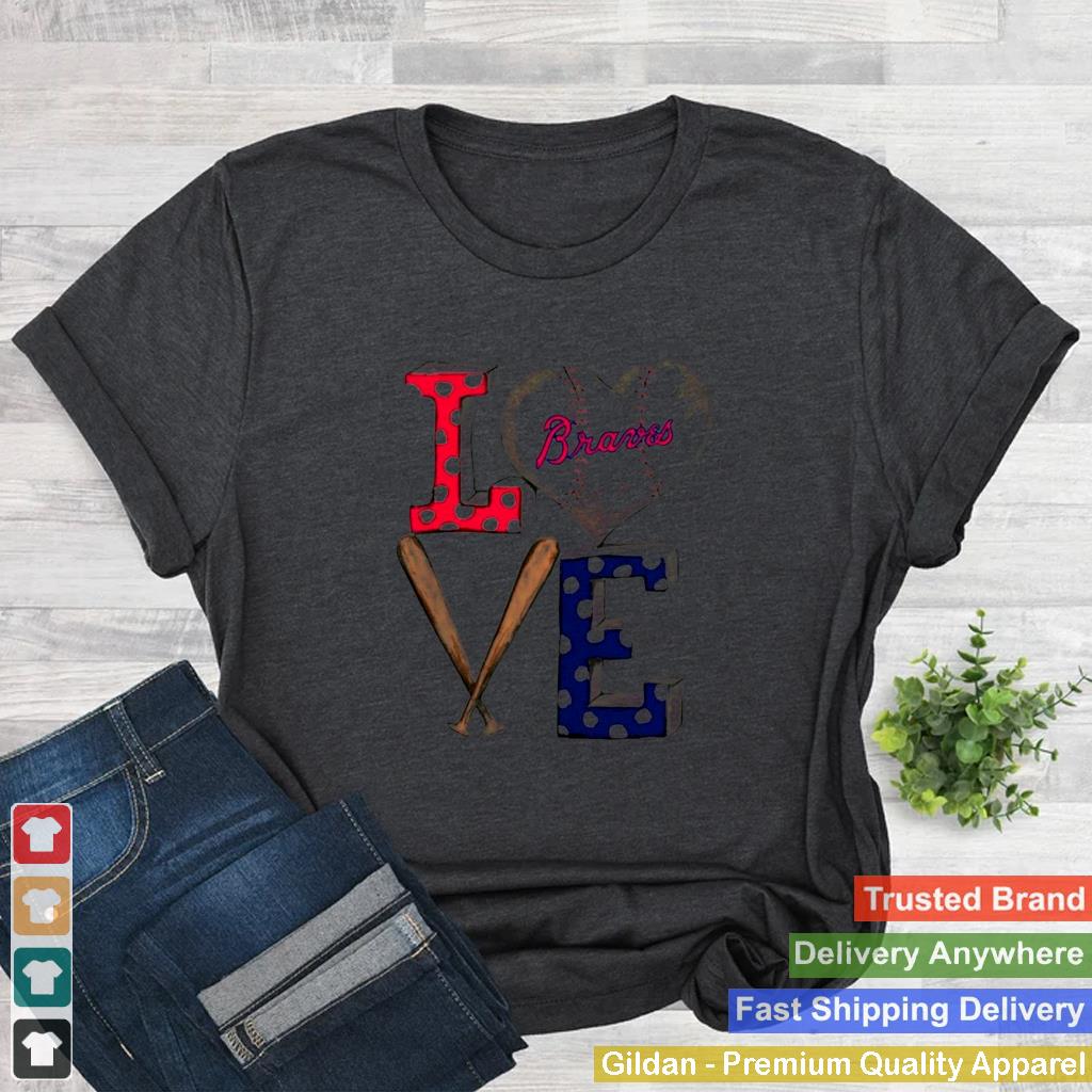 Atlanta Braves baseball love shirt