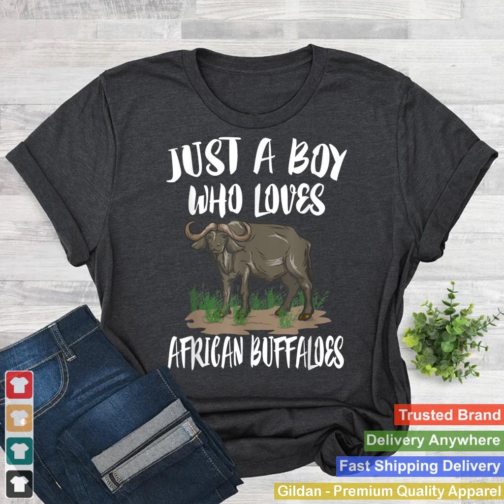 Just A Boy Who Loves African Buffaloes Animal Gift