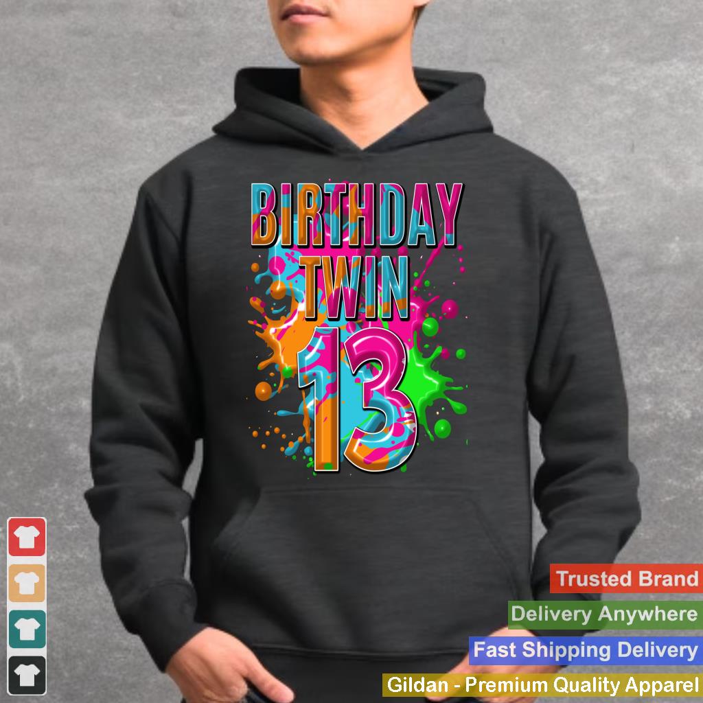 Birthday Twin 13 yrs, Birthday Twins Party T-Shirt Boy Youth