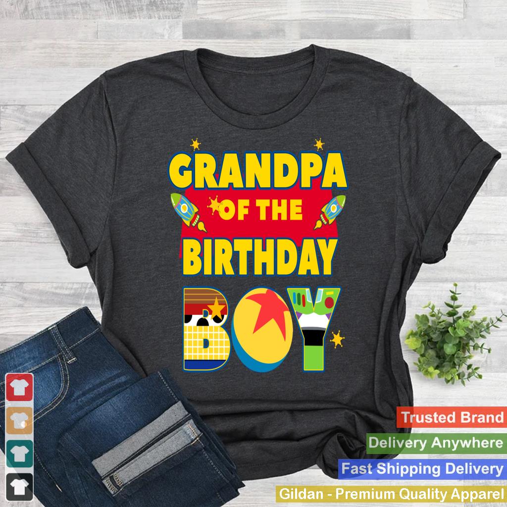 Grandpa The Birthday Boy Toy Familly Matching Story Bday