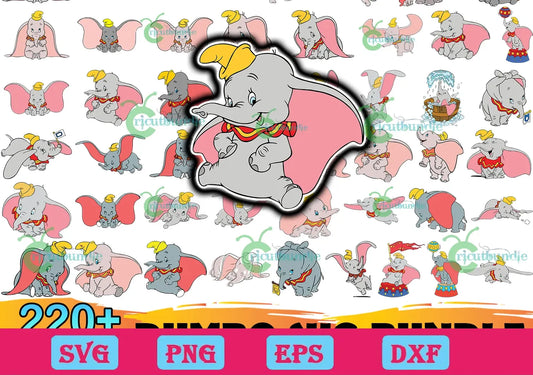 220+ Disney Dumbo Svg Bundle