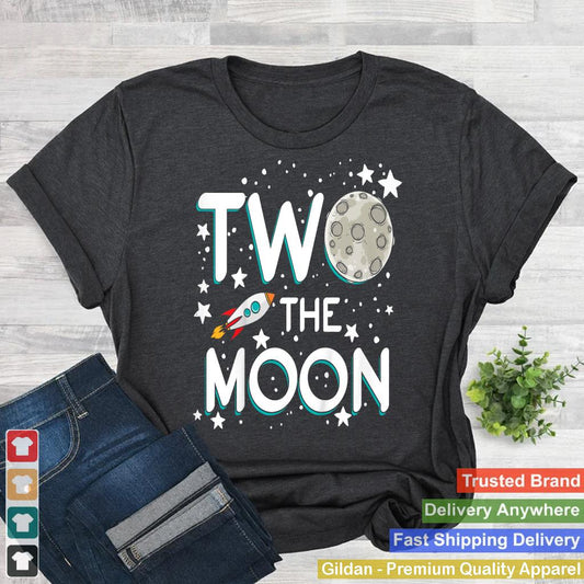 Two The Moon Toddler 2nd Birthday Gift for 2 Year Old