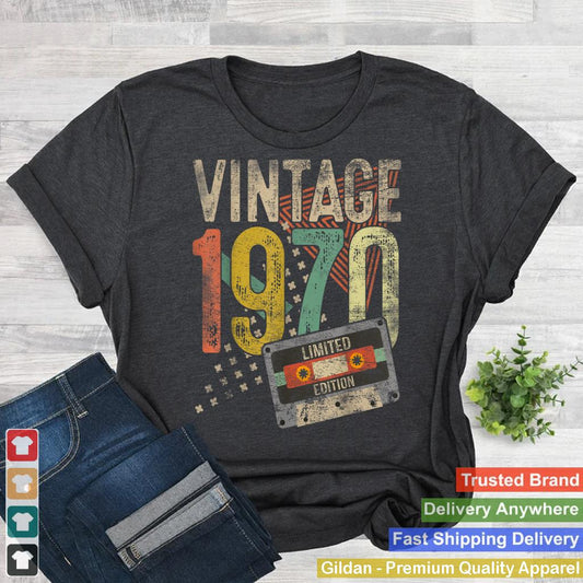 Vintage 1970 55th Birthday Gifts For Men Women 55 Year Old