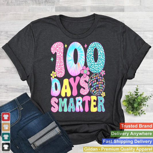 100 Days Smarter Happy 100th Day Of School Kids Boys Girls