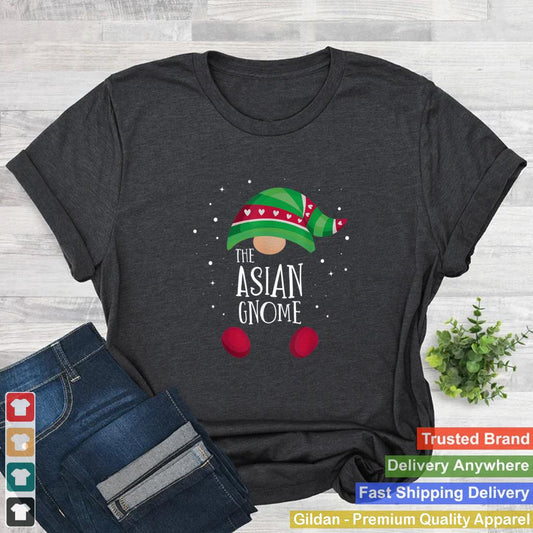 Asian Gnome Matching Christmas PJs Family Pajamas T Shirt