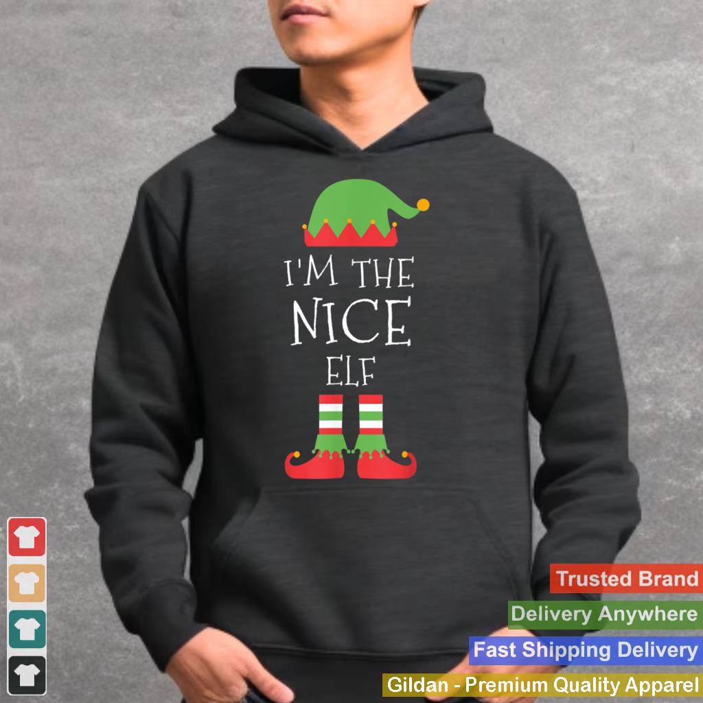 Im The Nice Elf Christmas Family Matching group T Shirt