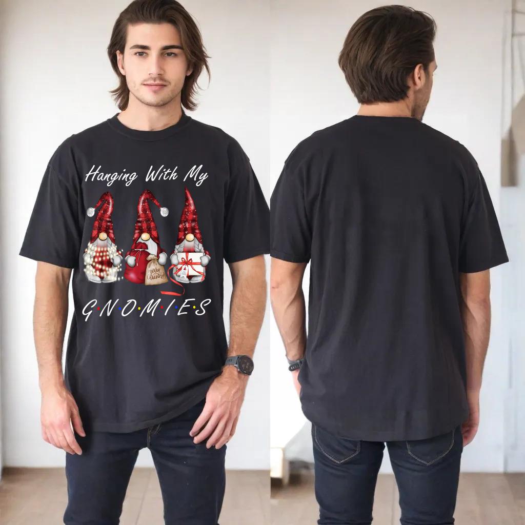 Gnome Family Christmas Shirts for Women Men - Buffalo Plaid