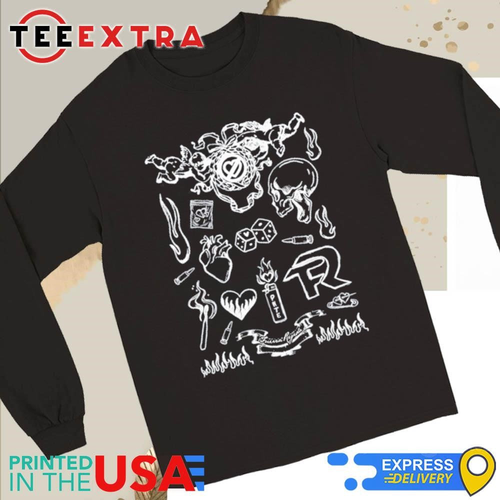 Official Fuerza Regida Love Sketch New Shirt