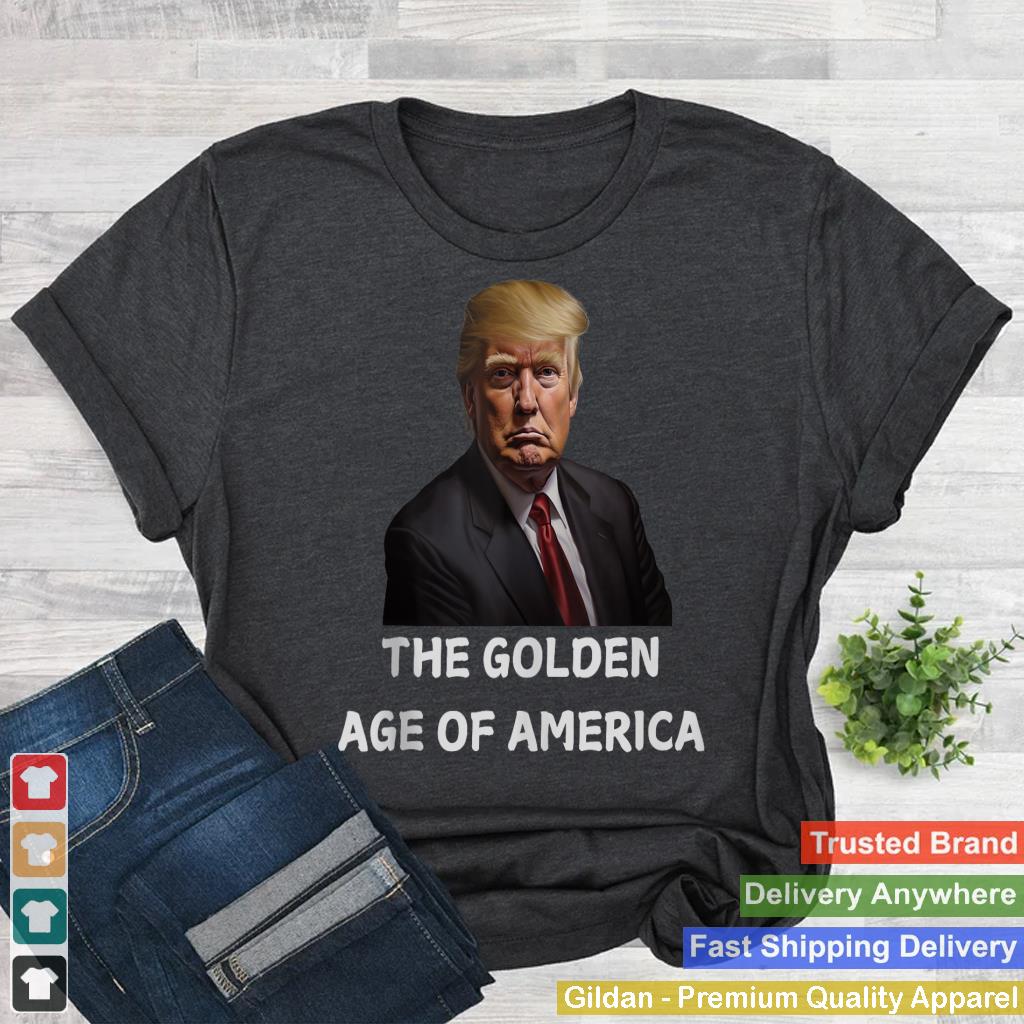 trump THE GOLDEN AGE OF AMERICA Tank Top