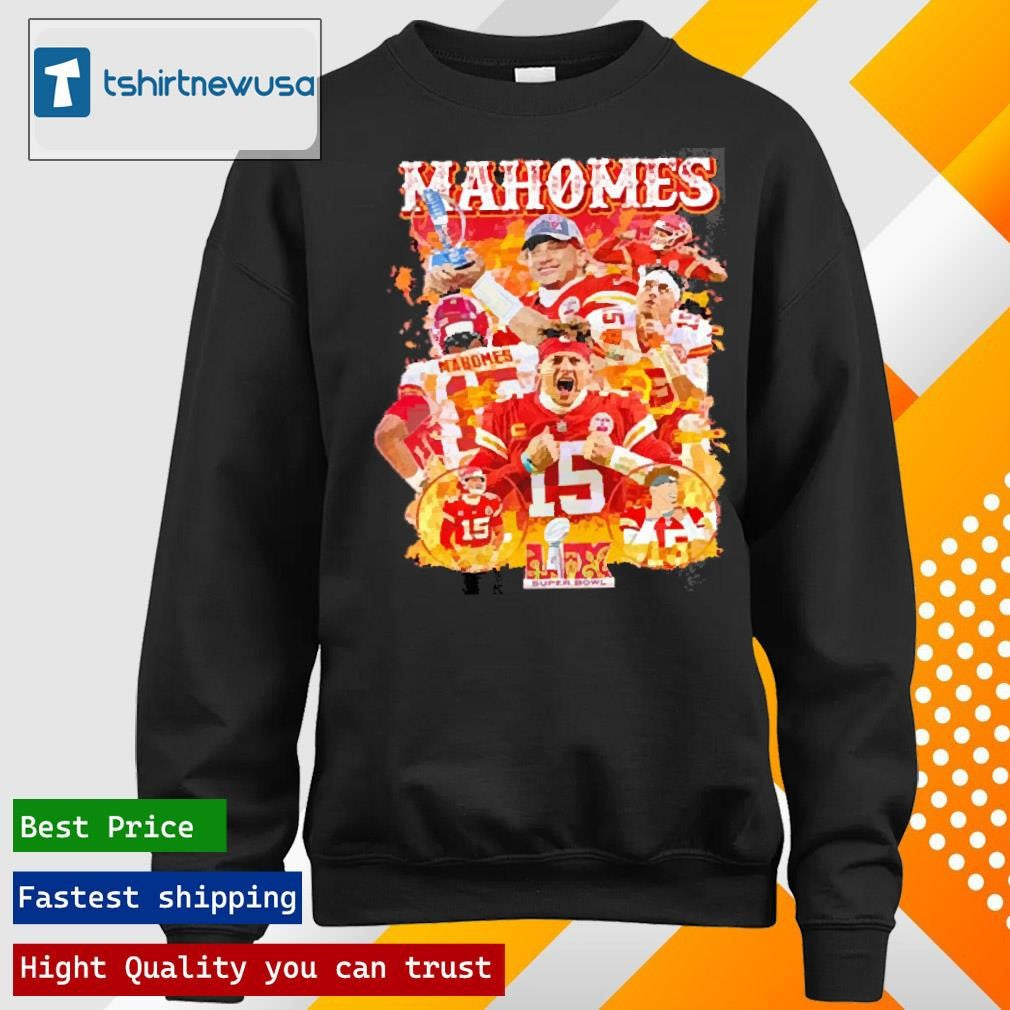 Top Patrick Mahomes Lix Super Bowl Kansas City Chiefs Unisex 2025 T Shirt