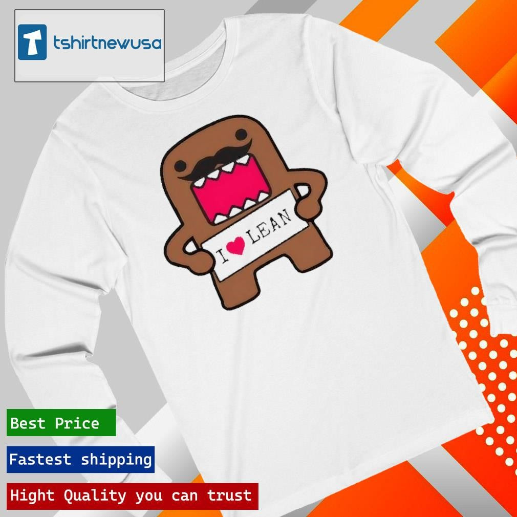 Premium I Love Lean Felt Domo Kun 2025 T-Shirt