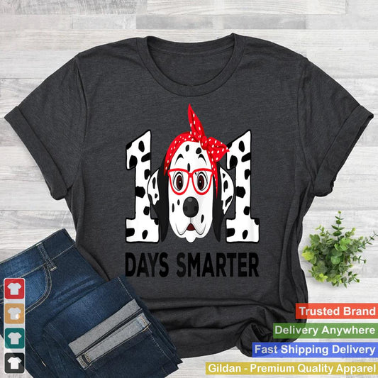 101 Days Smarter 101st Day School Dalmatian Dog Teacher Kids