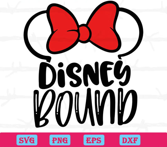 Disney Bound, Svg Png Dxf Eps Cricut Files