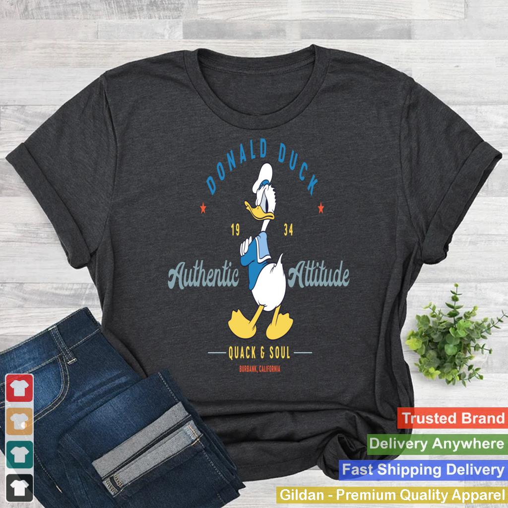 Disney Donald Duck Authentic Attitude Retro Vintage