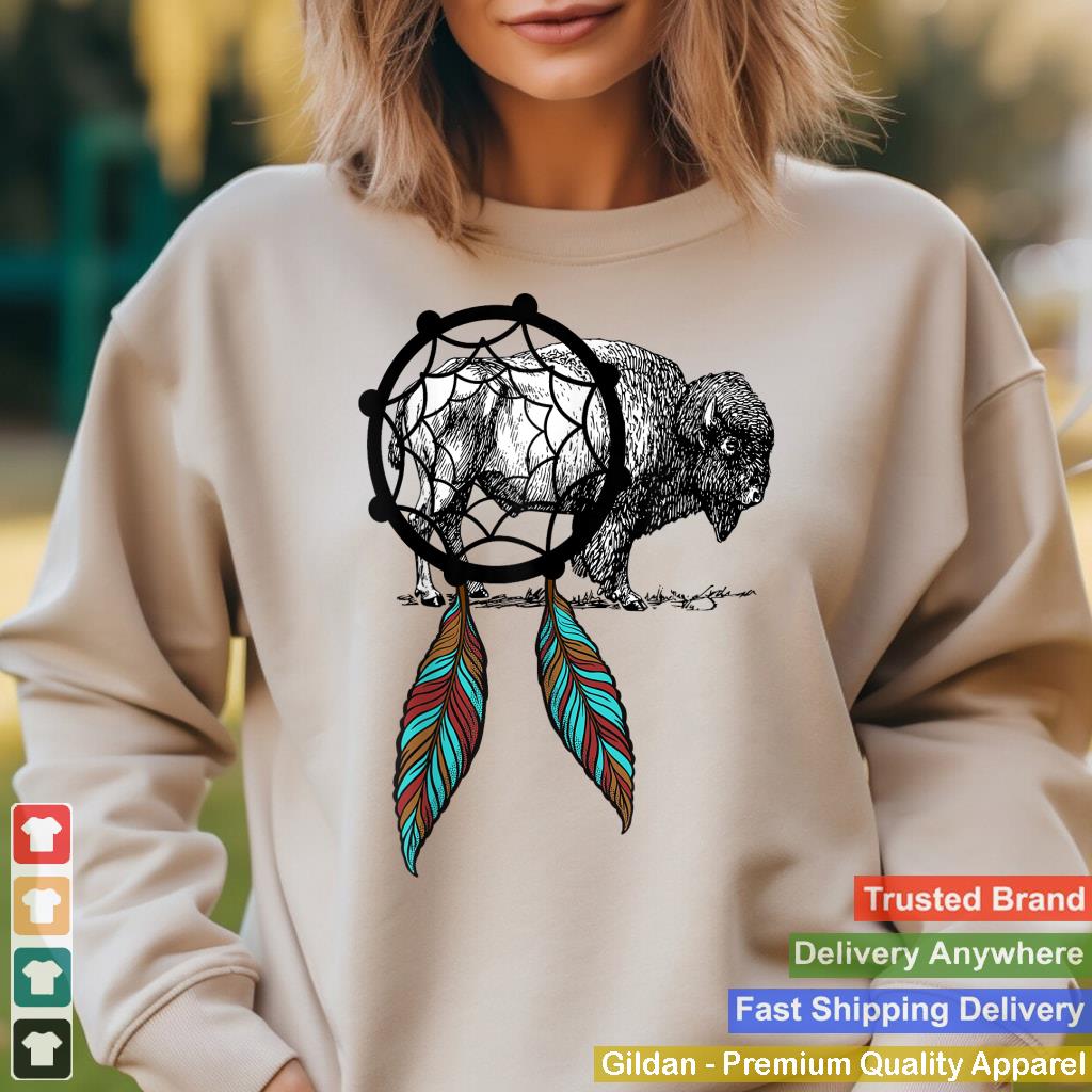 White Buffalo Dream Catcher Native American Legends T-Shirt