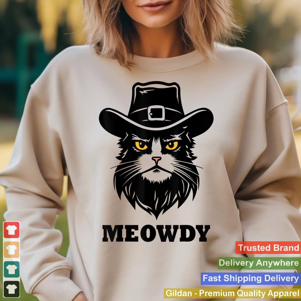 Meowdy Meme Mashup Cat Gifts Meow Howdy Funny Graphic Cat