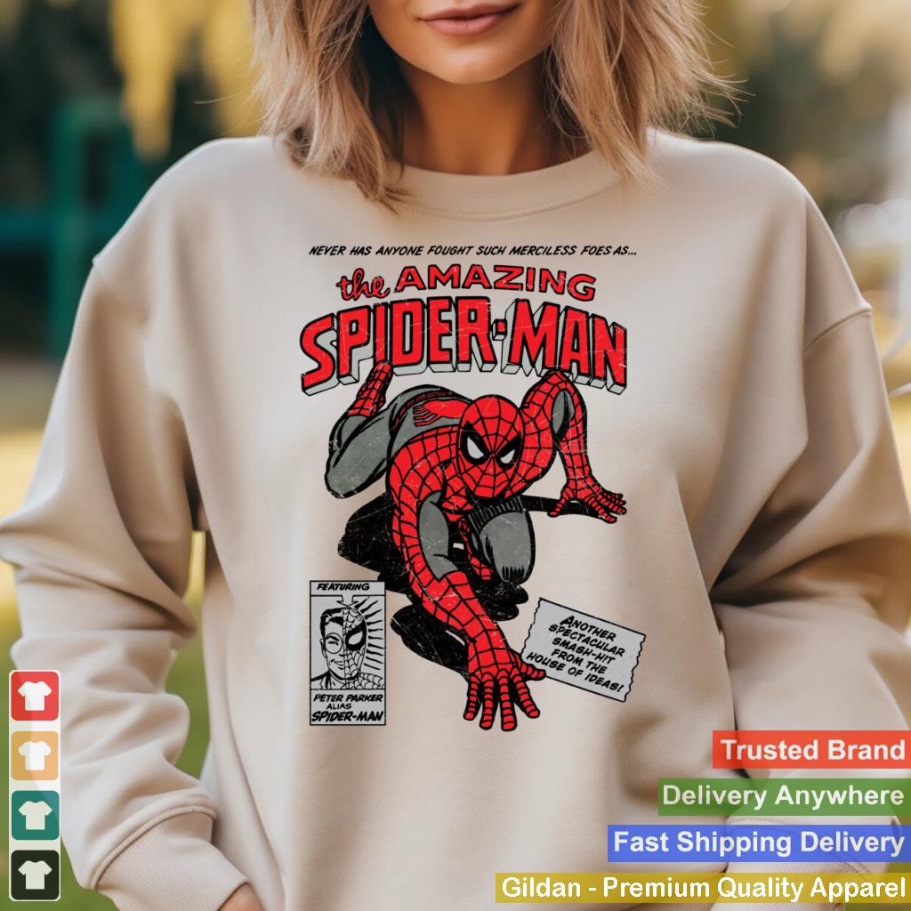 Marvel Spider-Man Retro Comic Pullover Hoodie