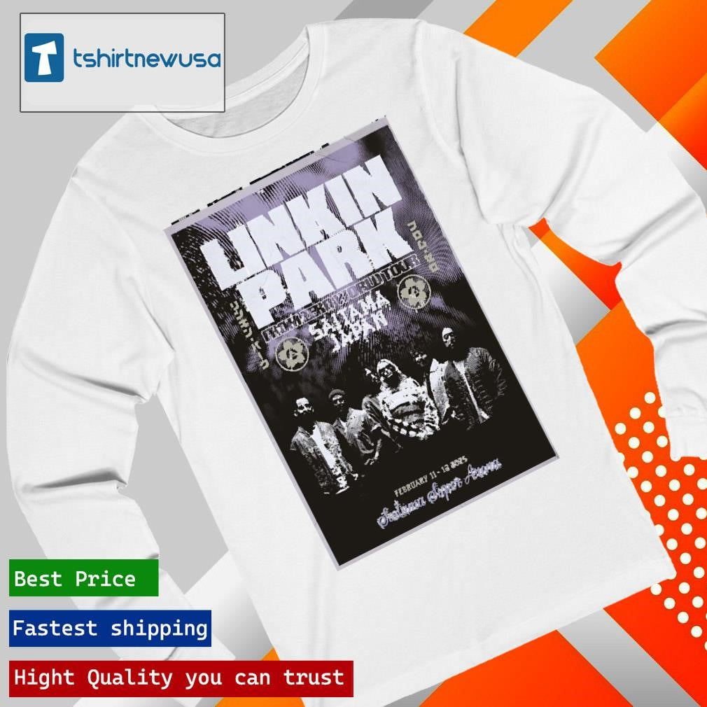 Premium Linkin Park From Zero Event Poster World Tour 2025 In Saitama Japan At Saitama Super Arena On February 11th And 12th 2025 T Shirt