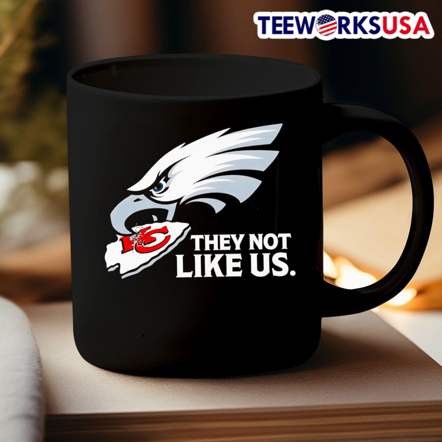 They not like us Philadelphia Eagles eat Kansas City Chiefs shirt