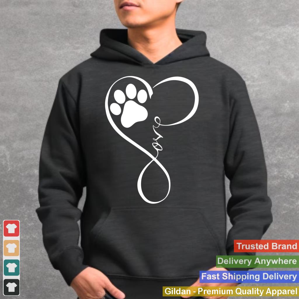 Dog Hoodie Fun Pawprint Design Hoodie Gift Love Dogs Hoodies